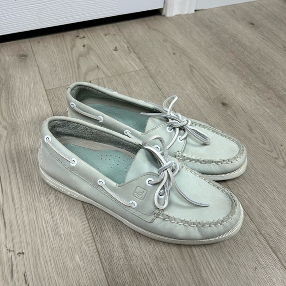Sperry’s Top Sider Aquamarine Boat Deck Shoes - Picture 2 of 5